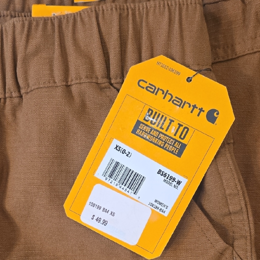 Carhartt Women's Tan Cargo Shorts - Picture 8 of 11